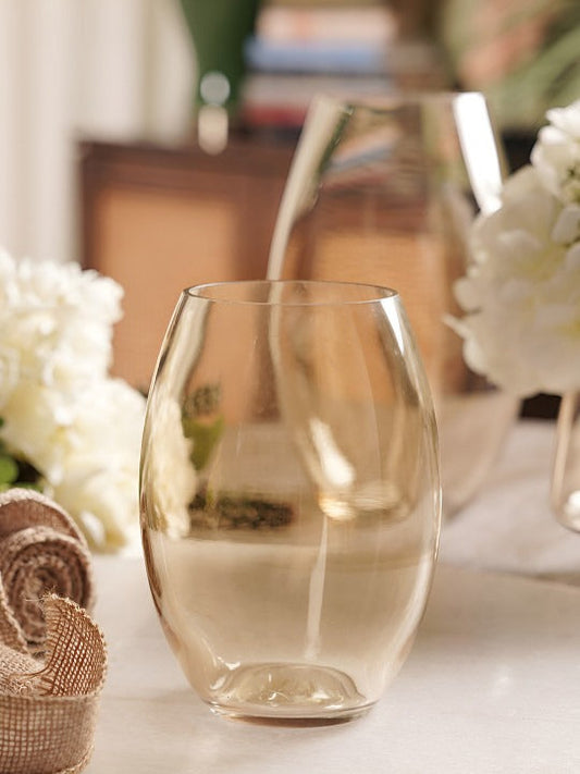 Elegant Glass Vase with Artificial Calla Lily Flowers – Luxury Table Décor for Home